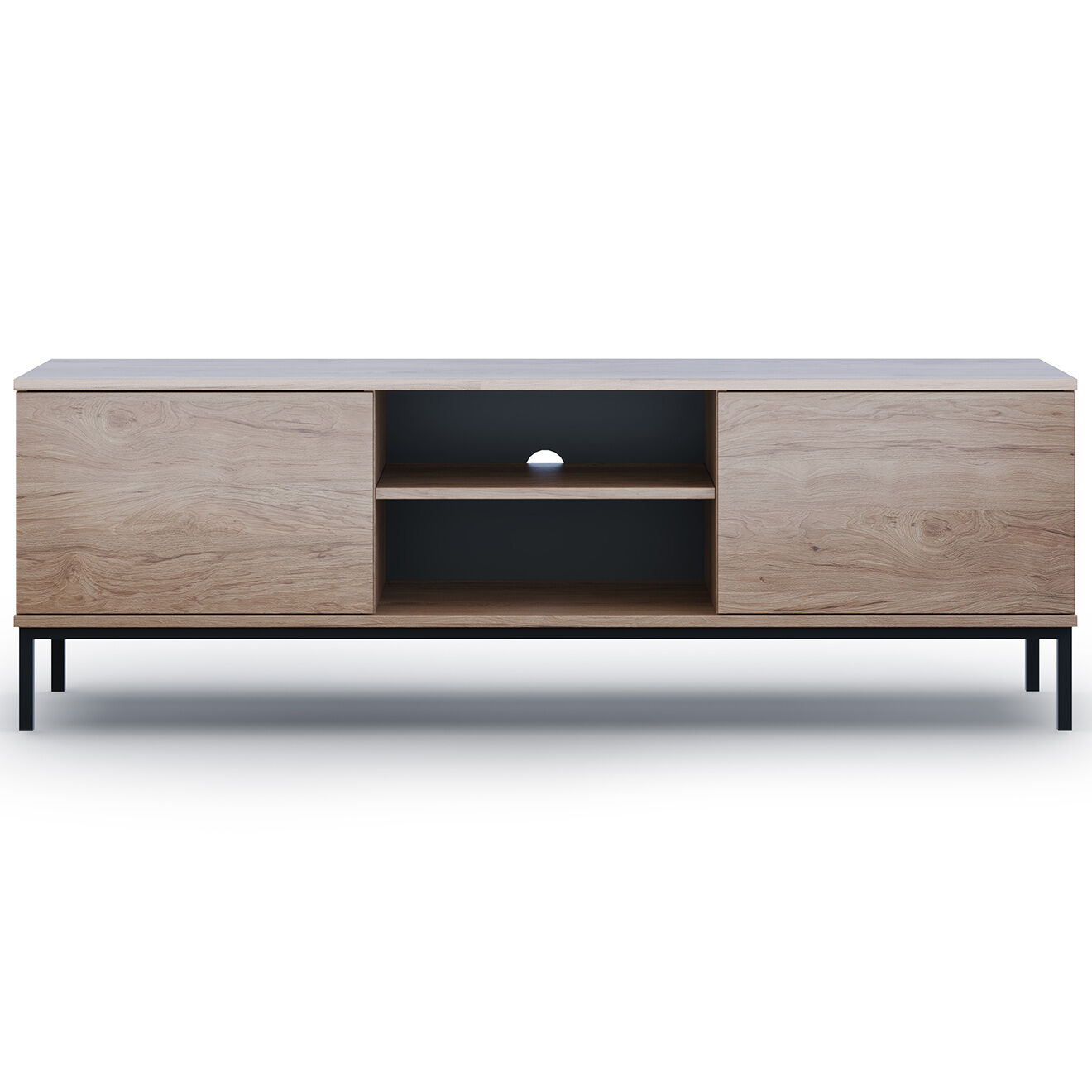Cosmopolitan Design Meuble TV Query brun - 101x41x50 cm