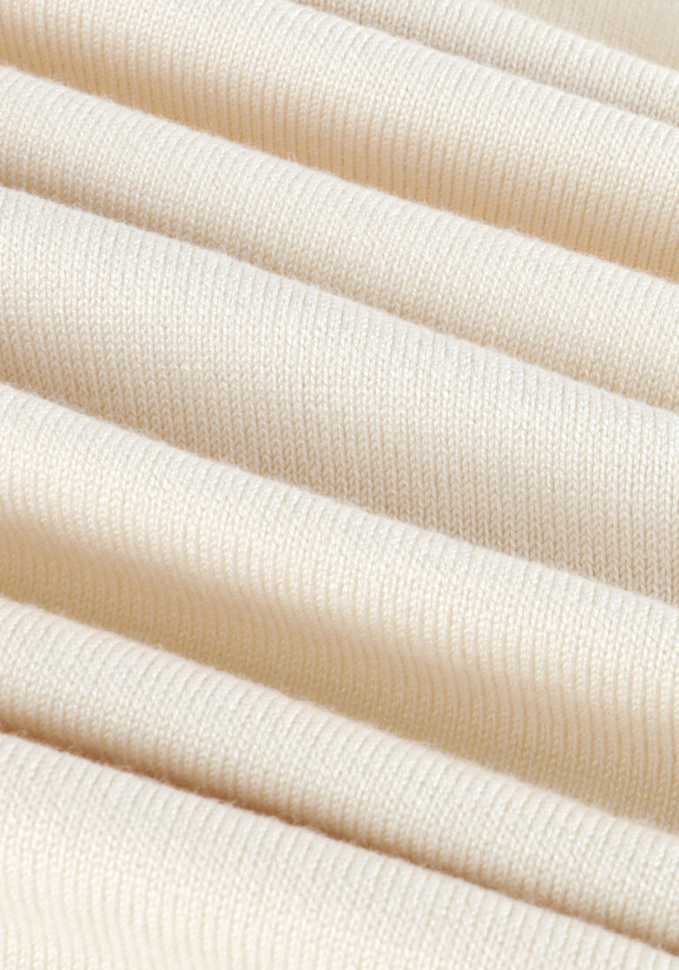 NOTRE-V ecru notre-v coltrui basic knit blouse
