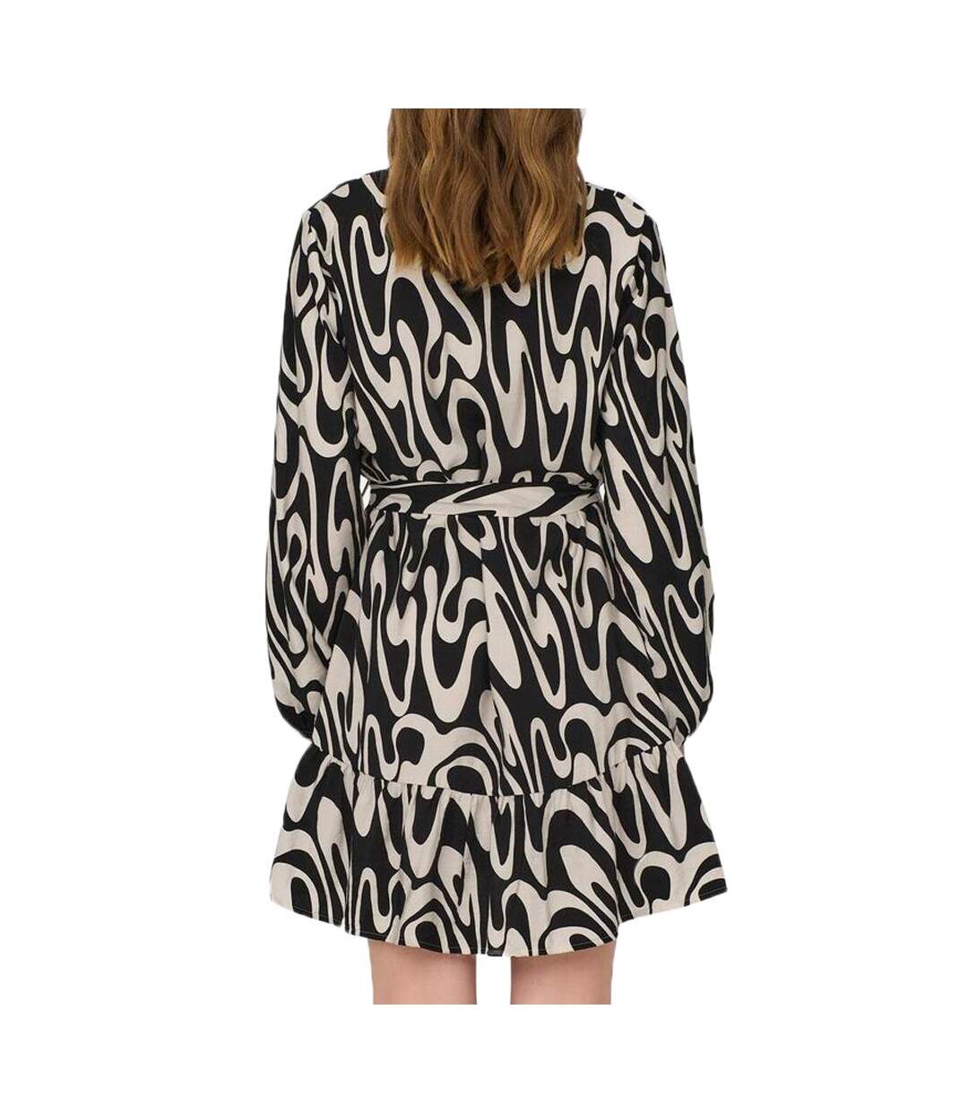 Robe Beige/Noire Femme Jdy Camille