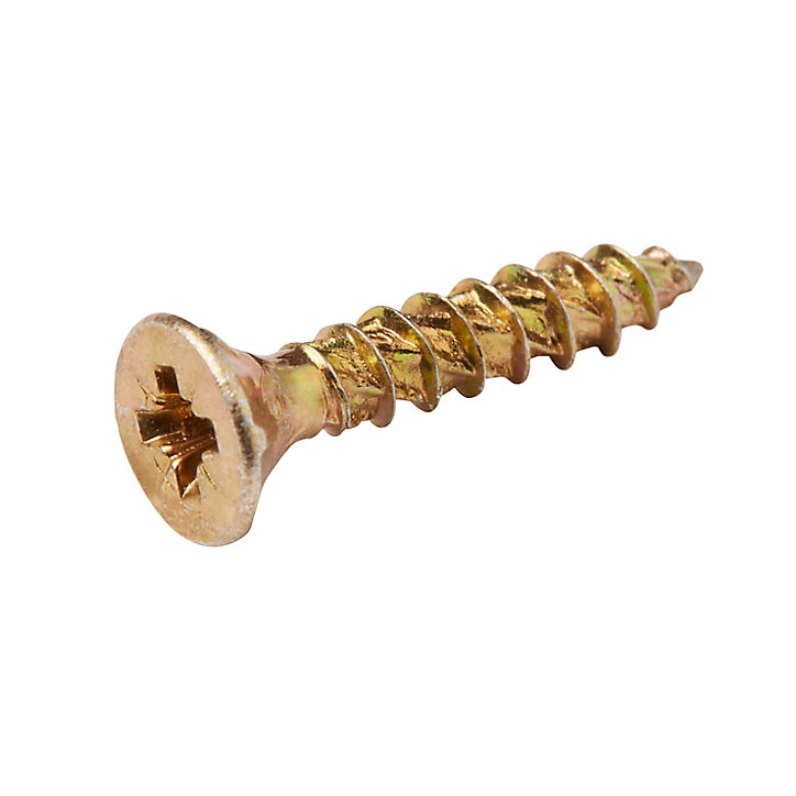 Vis à bois Turbodrive Premium pozidriv zinguée jaune 3x16 mm - 20 pièces