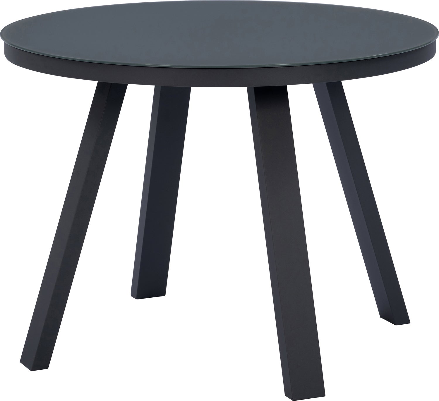 Intratuin eettafel Levi grijs D 100 H 76 cm