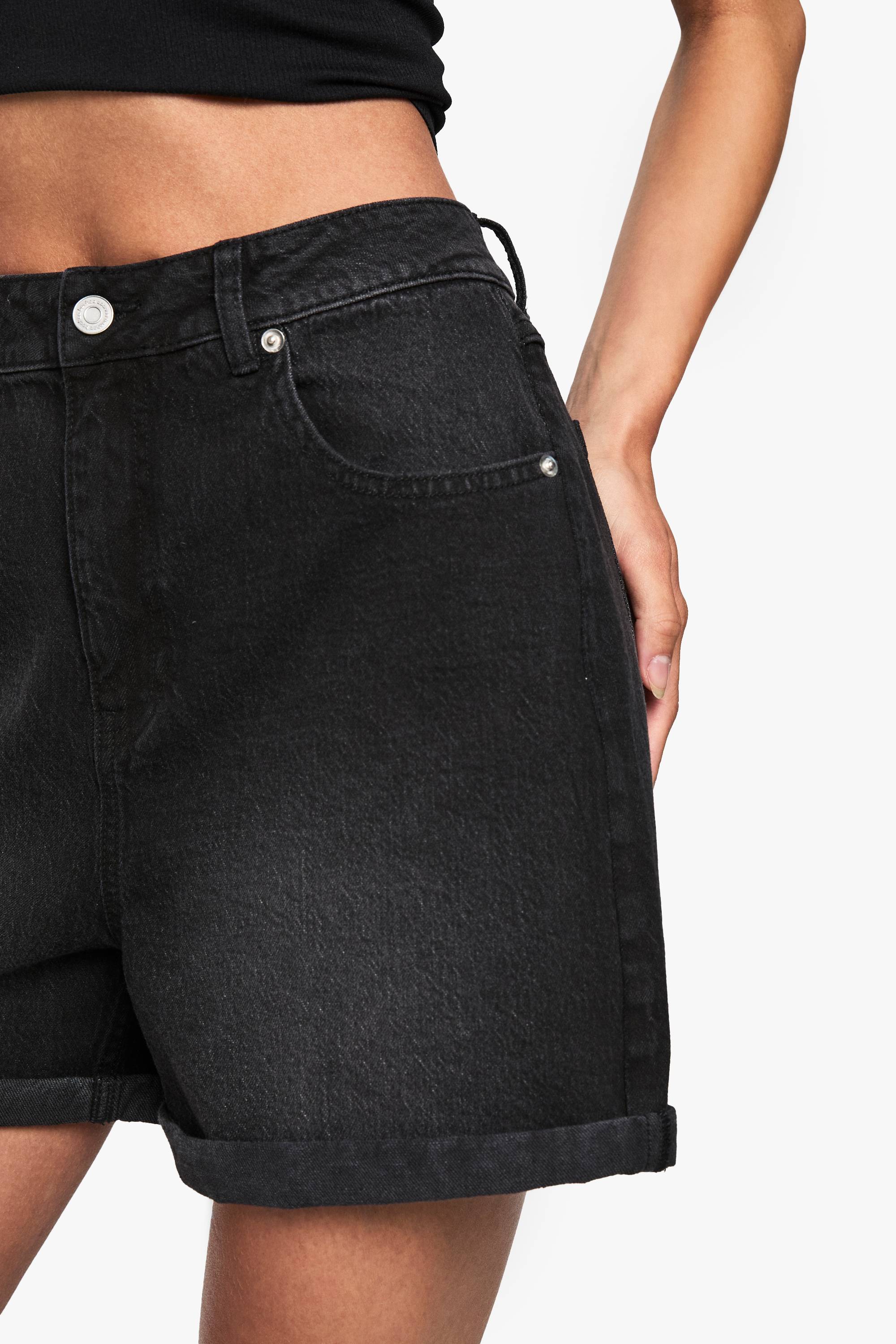 boohoo Short en denim pour maman grande