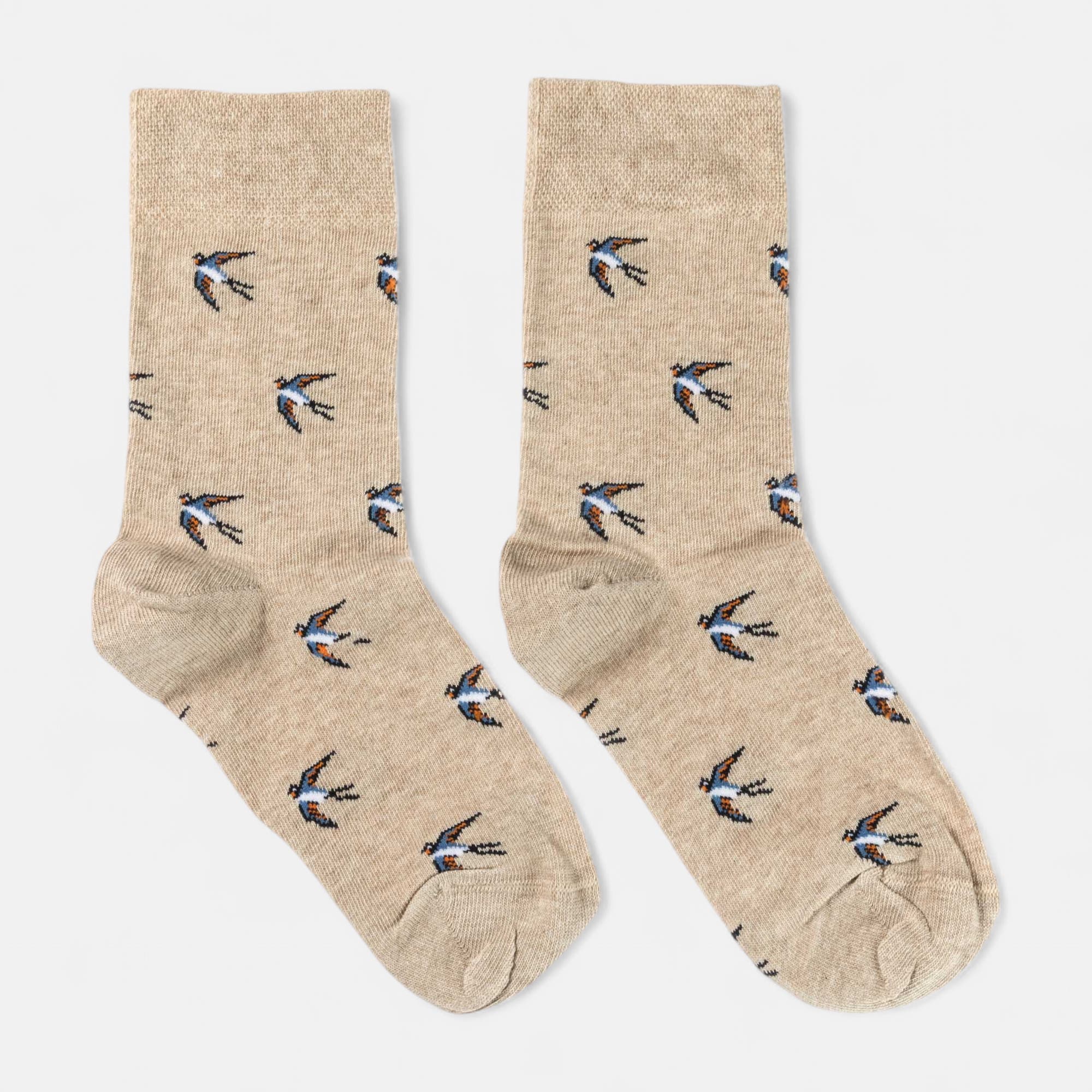 Chaussettes Femme beige