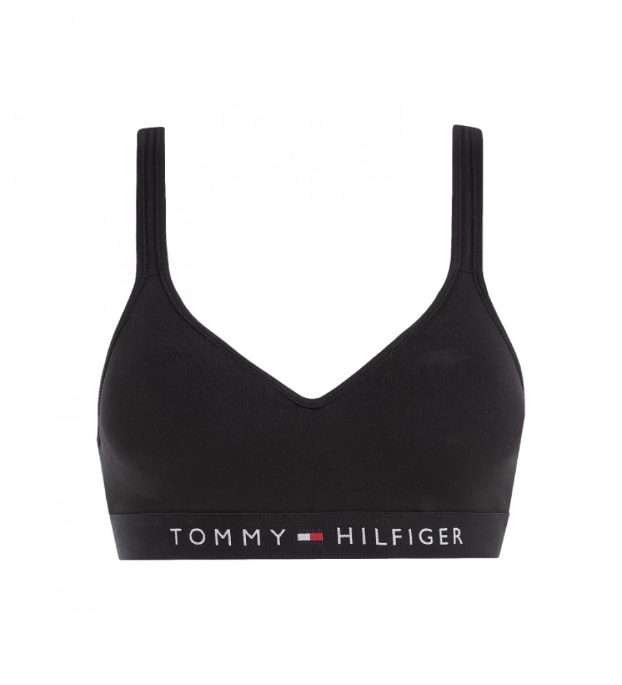 Sutiã Tommy Hilfiger Push-Up Bralette, Preto