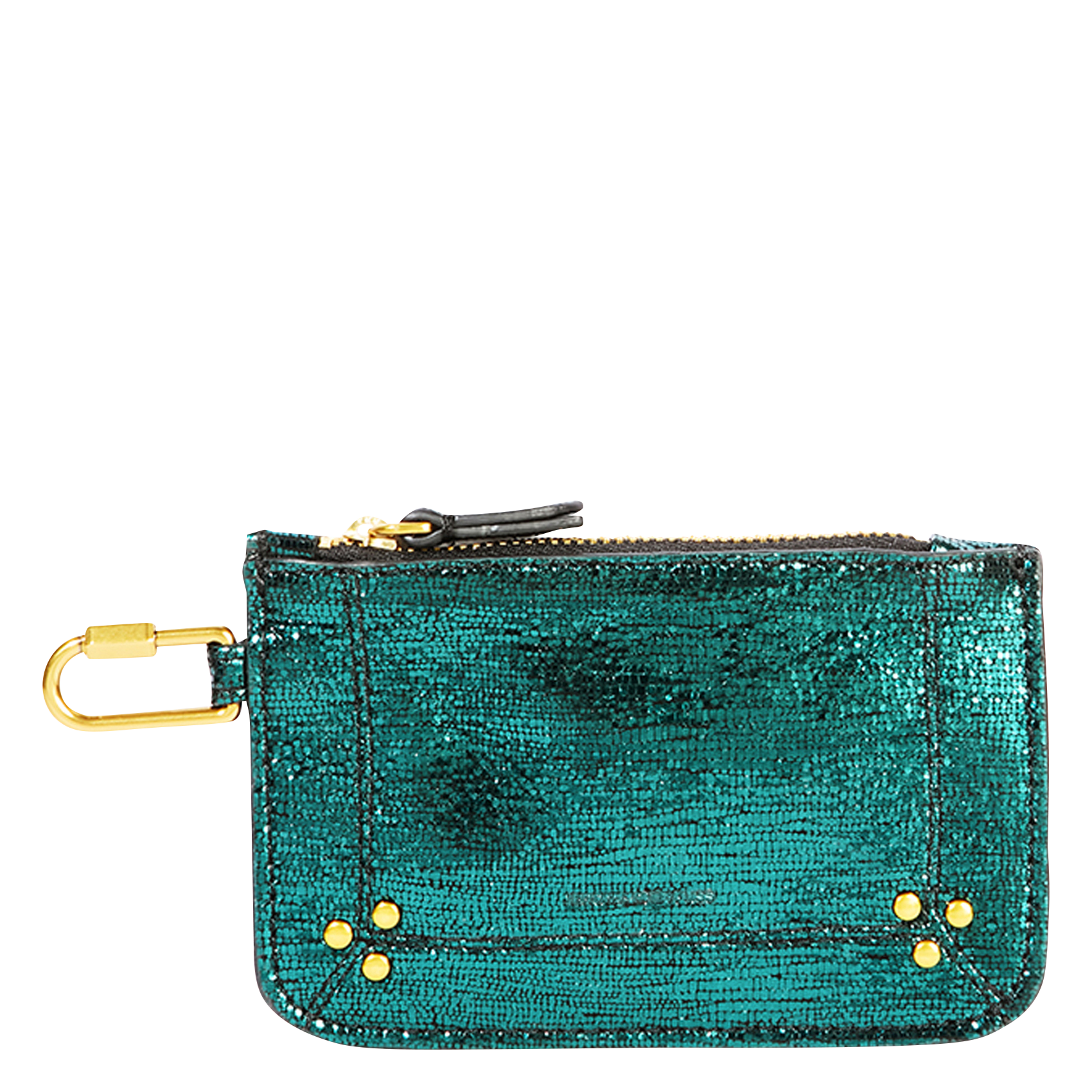 POPOCHE XS - Pochette zippée en cuir de chèvre | Vert