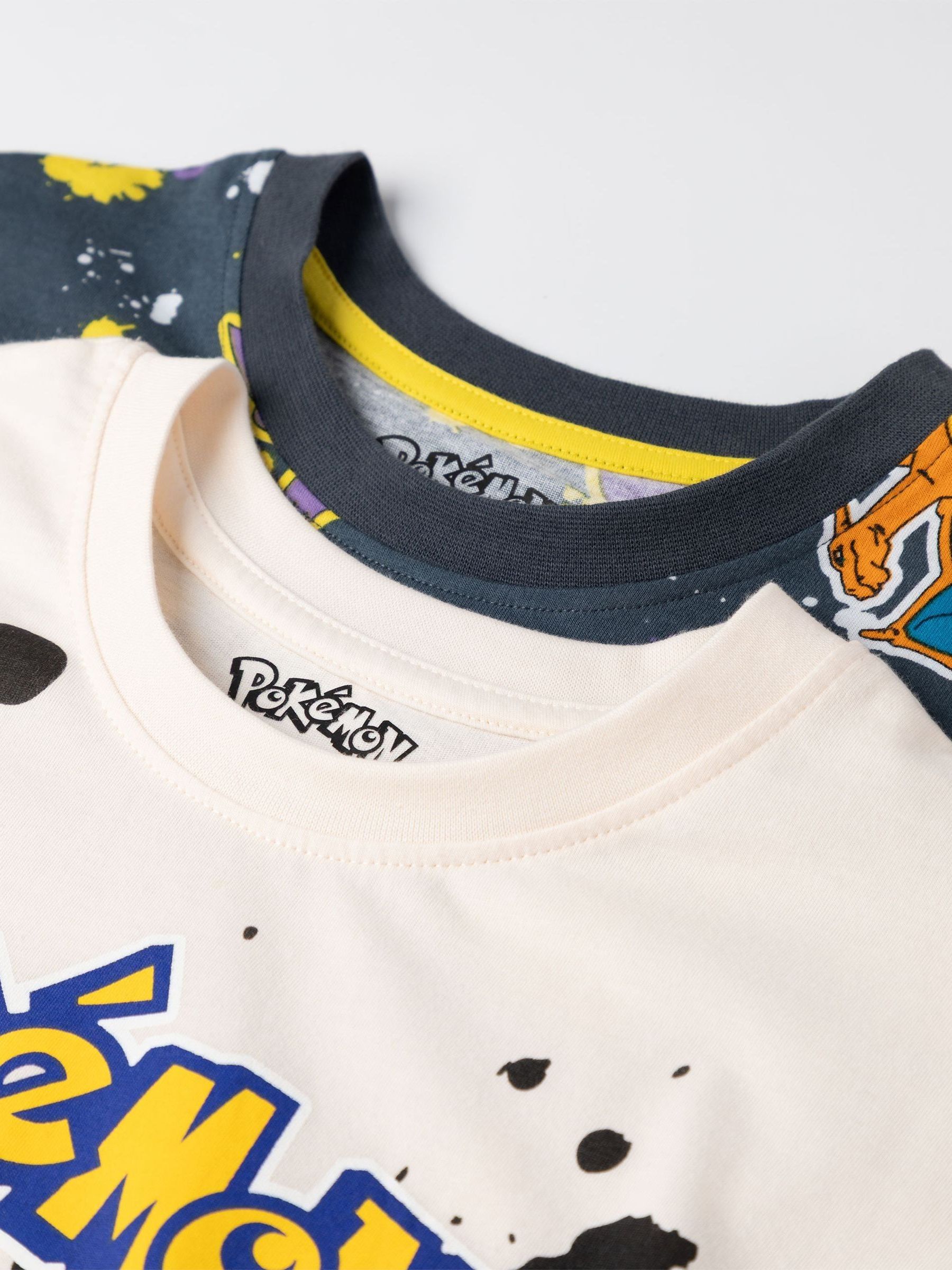 Vanilla Underground Cotton Pokemon Multicoloured Short Sleeve Short Leg Pyjamas Set Pack of 2