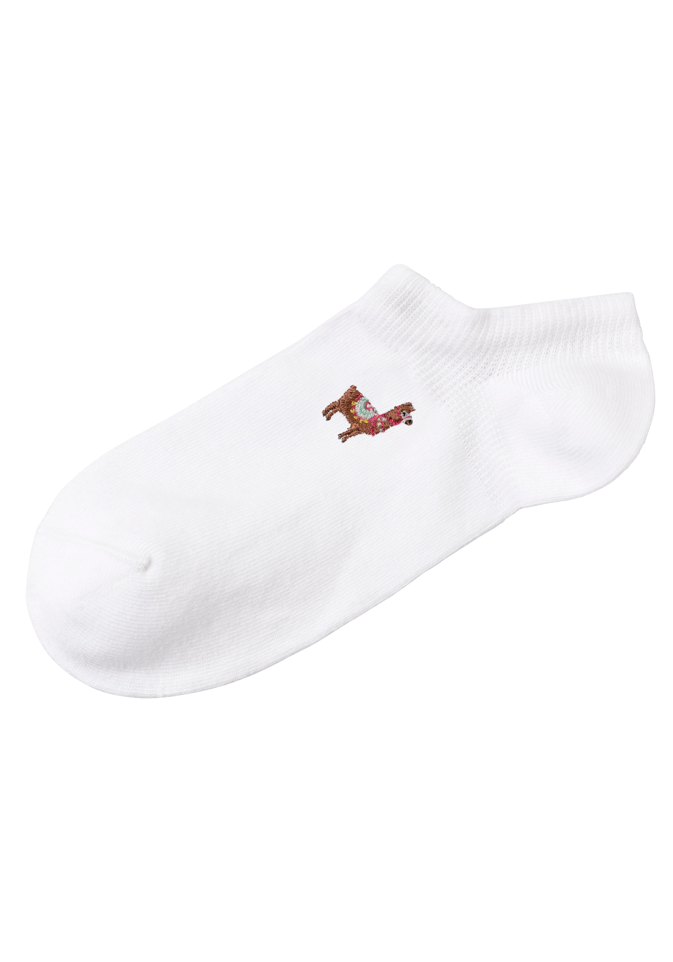 H.I.S Sneakersocken Packung, 5 Stk. tlg. mit Motivstickerei
