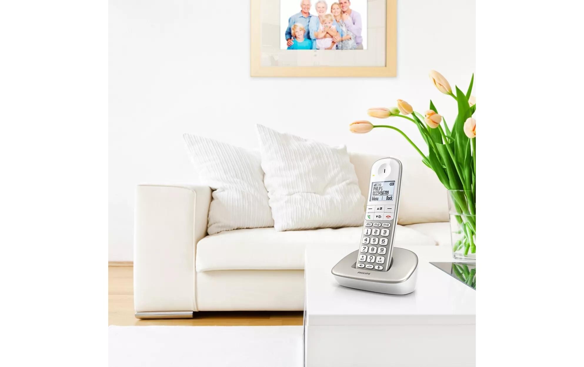 Philips Festnetztelefon »Philips XL4901S Silver« ( )