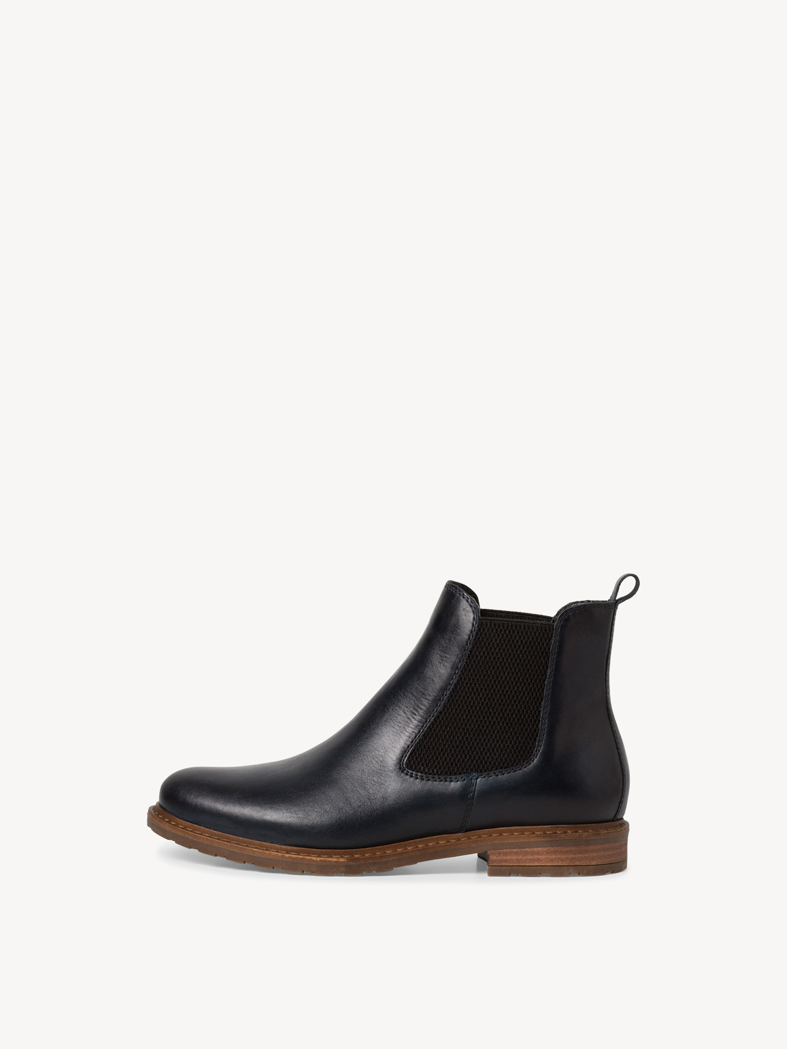 Leren Chelseaboot - blauw