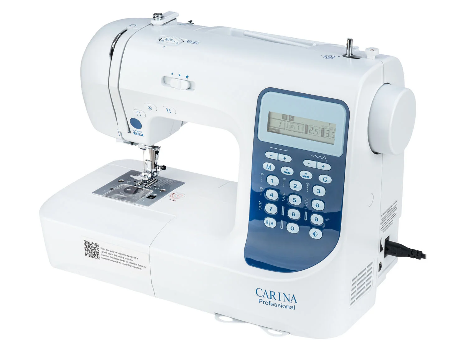 Carina Professional Computer-N&auml;hmaschine, Einf&auml;delhilfe