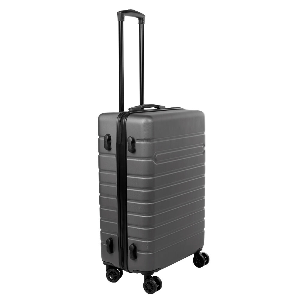 Valise rigide ABS gris H.60 cm