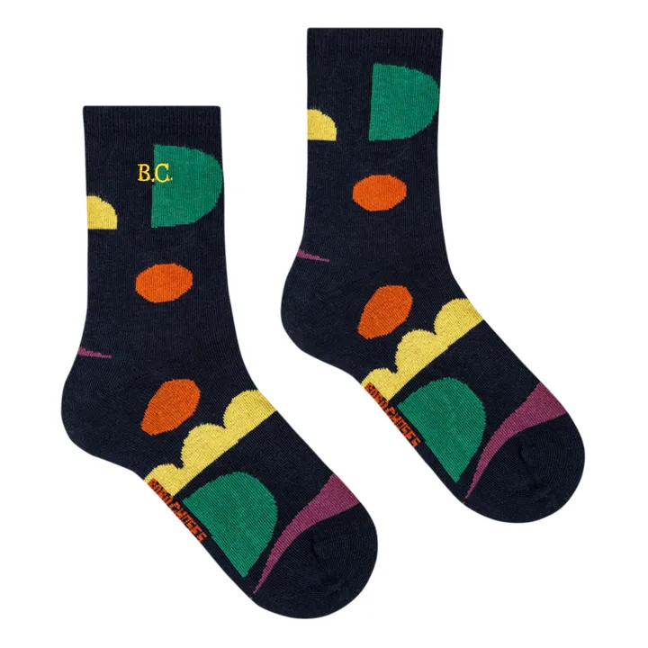 Bobo Choses Chaussettes Colorblock | Bleu nuit