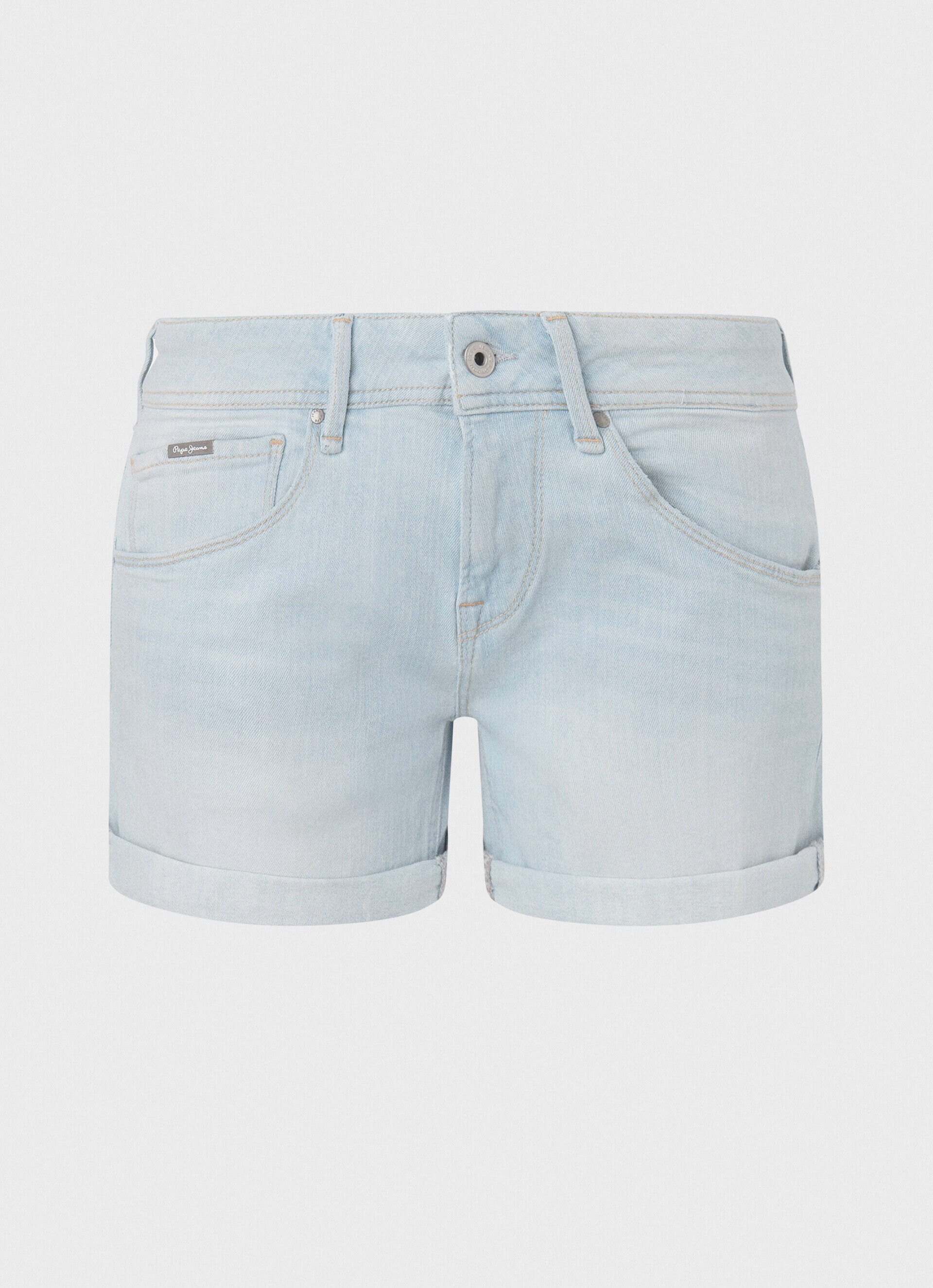 CALÇA JEANS CURTA CORTE REGULAR - jeans