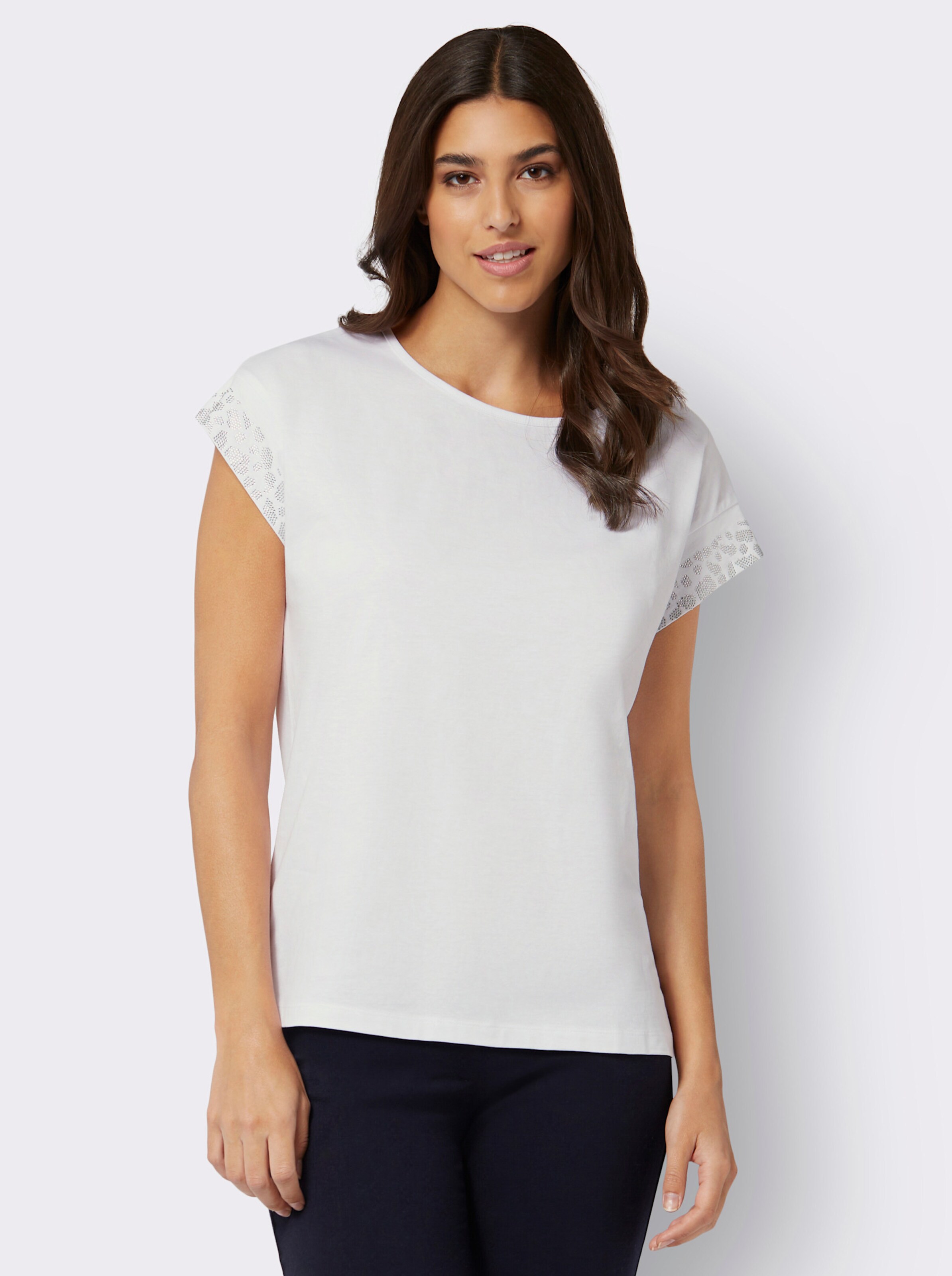 Rundhals-Shirt