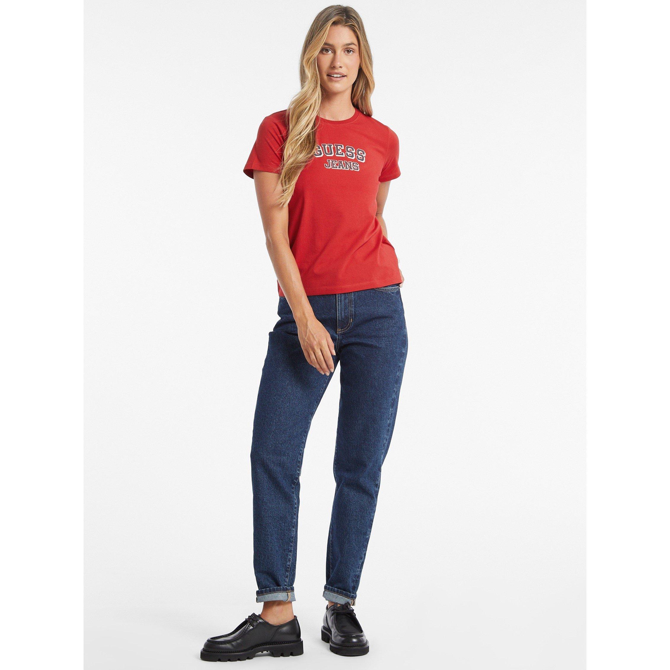 Guess Varsity Logo T Shirt