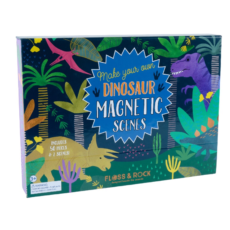 Floss & Rock - Legesæt Magnetisk - Dino