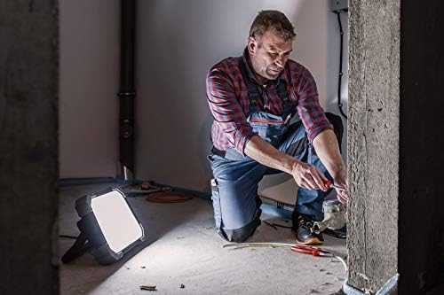 Brennenstuhl LED Baustrahler DINORA 10050 (85W, 10600lm, 5700K, IP54, LED Arbeitsstrahler mit 5m RN-Kabel, bruch- und schlagfestes Kunststoffgehäuse)
