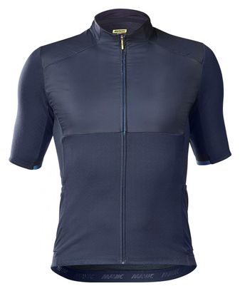 Maillot Manches Courtes Mavic Allroad Wind Total Eclipse / Gris Foncé