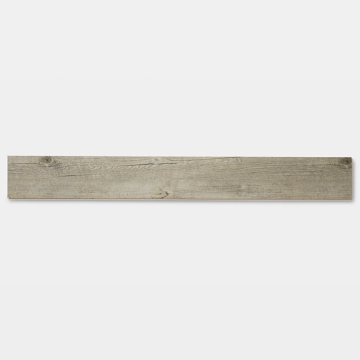 Lame PVC clipsable Baila chêne vieilli gris brun L. 122 x l. 15 cm GoodHome