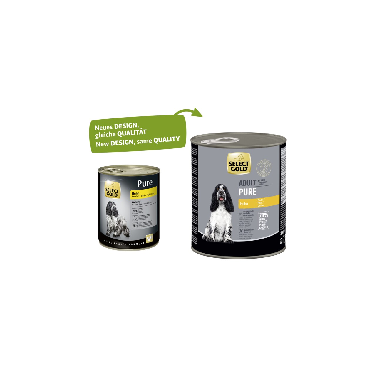 SELECT GOLD Pure Adult Huhn 6x800 g