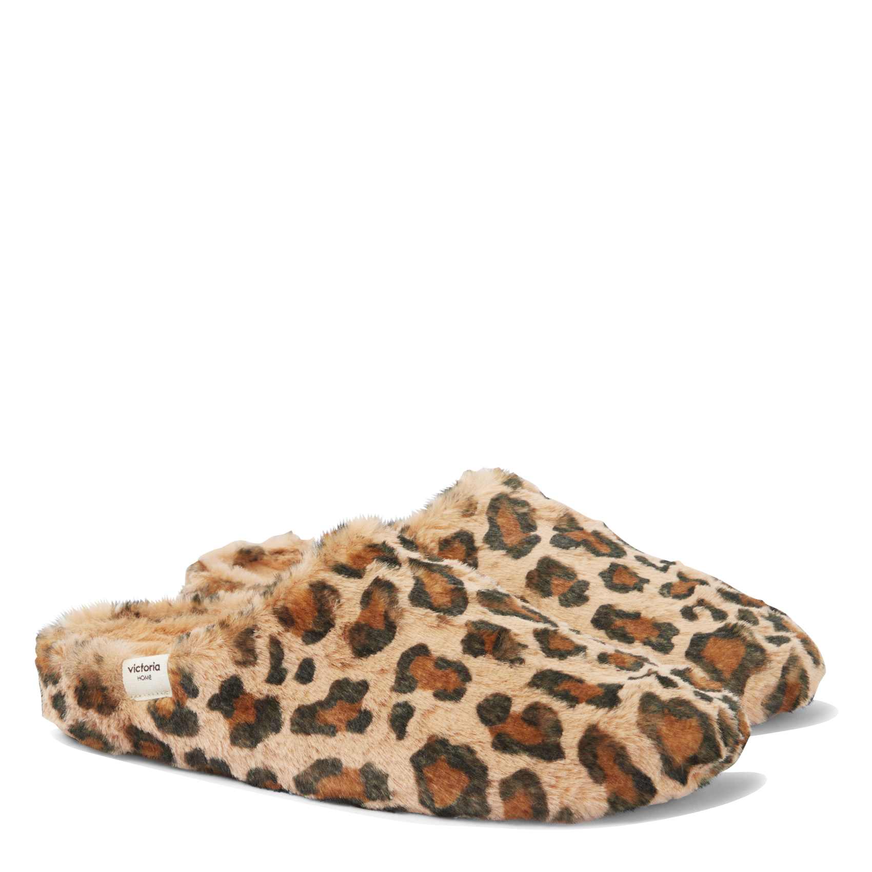 NORTE LEOPARDO - Chaussons fourrés imprimés | Kaki