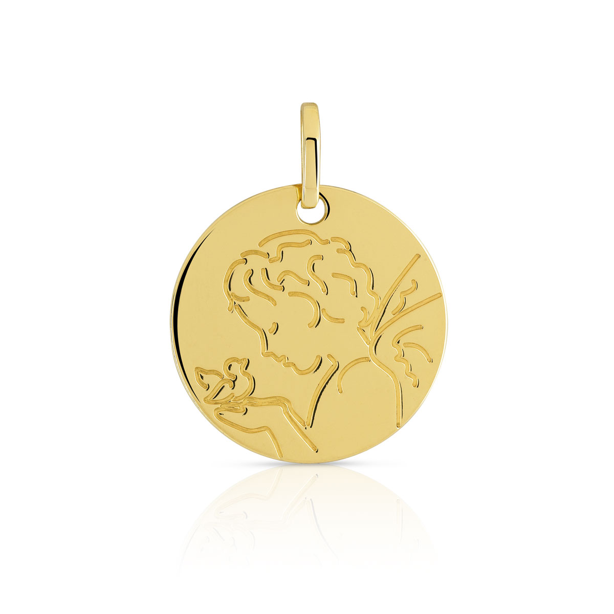 Médaille or 375 jaune 