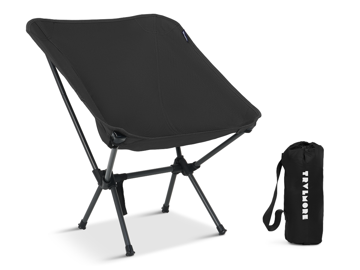 TRVLMORE Compact campingstoel - Black
