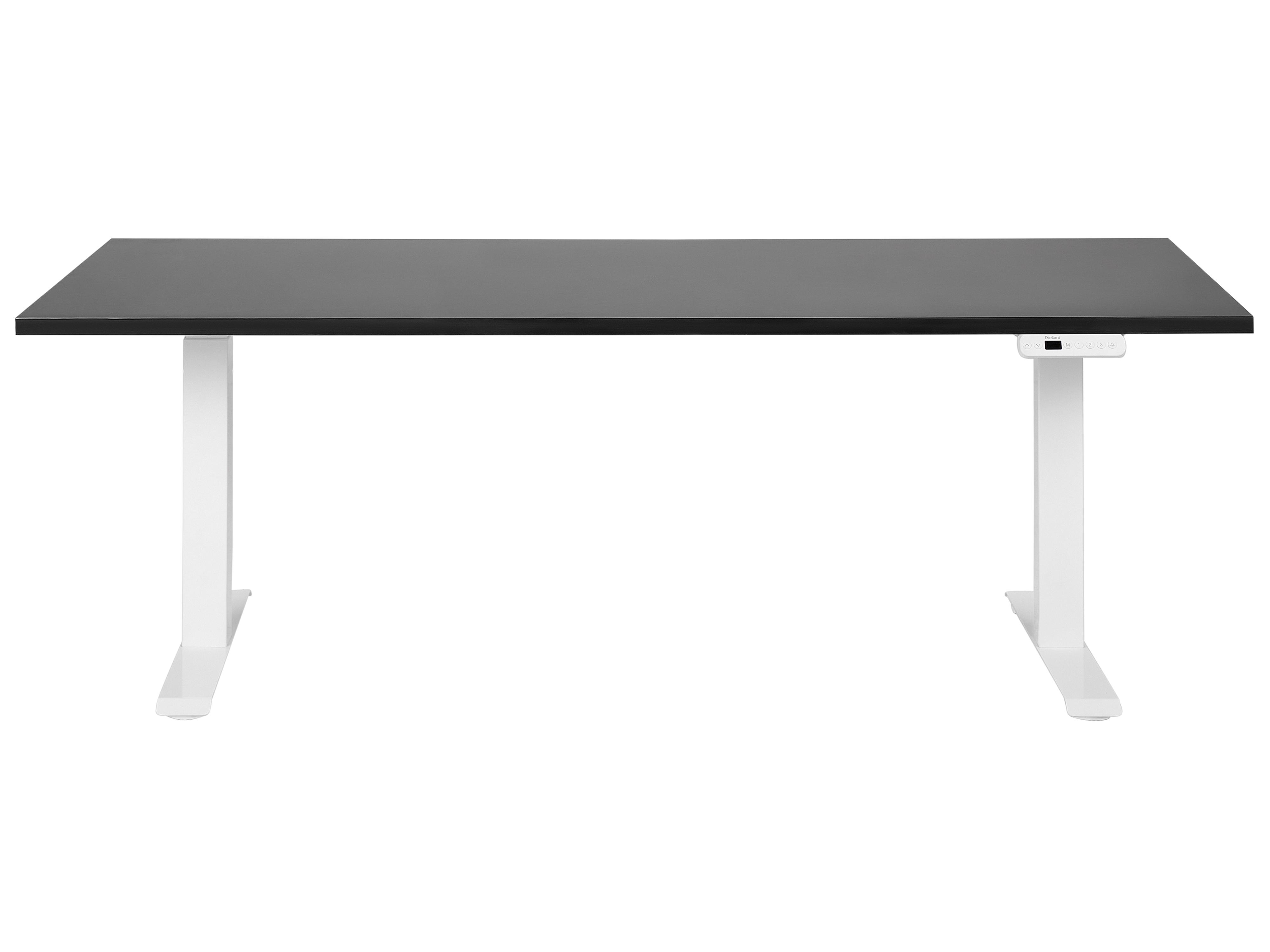 Elektrisch verstelbaar sta-bureau DESTINES Zwart/wit 180 cm 80 cm