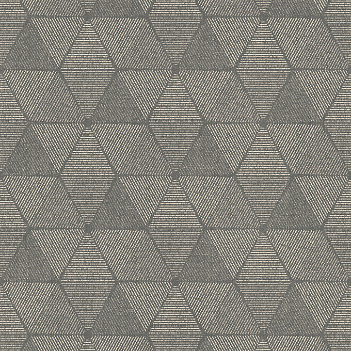 Papier peint pré-encollé vinyle intissé Easy Roll GoodHome Brocket gris l.53 x H.1005 cm