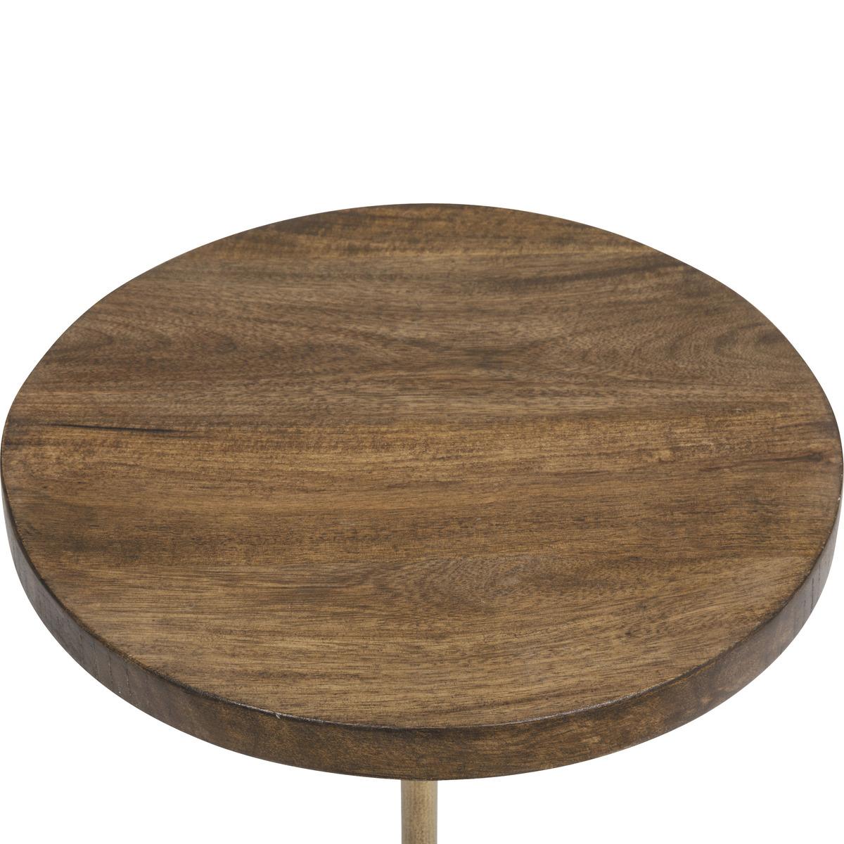 TABLE CAFE BOIS MARBRE NEITH BEIGE