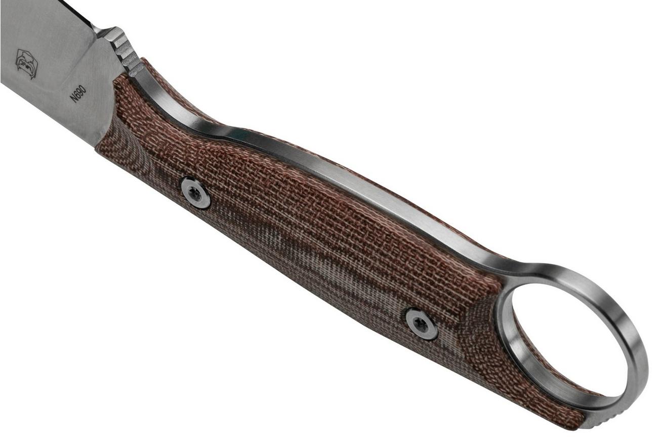 Real Steel Furrier Skinner Red Micarta 3611RM vaststaand mes, Ivan Braginets design