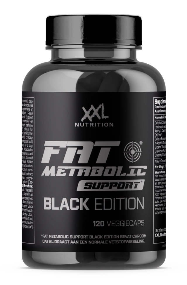 XXL Nutrition Fat Metabolic Support Black Edition (120 Vega Capsules)