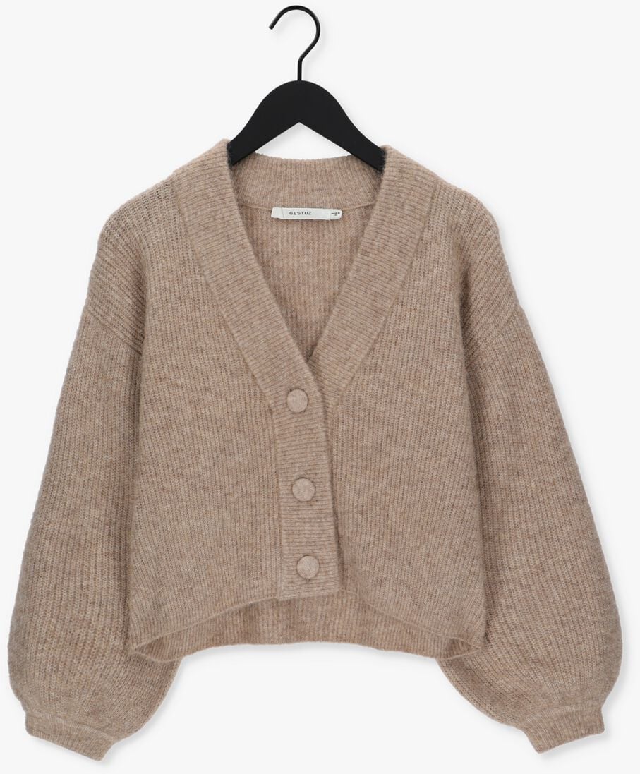 GESTUZ zand gestuz vest alphagz v-cardigan