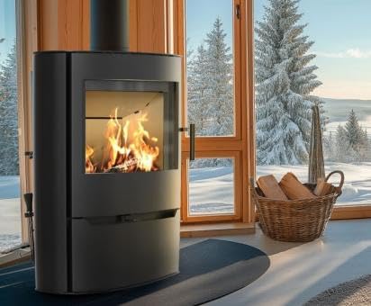 ILDNORD RENVIK Freistehender Ofen, Modern, 10 kW, Schwedenofen