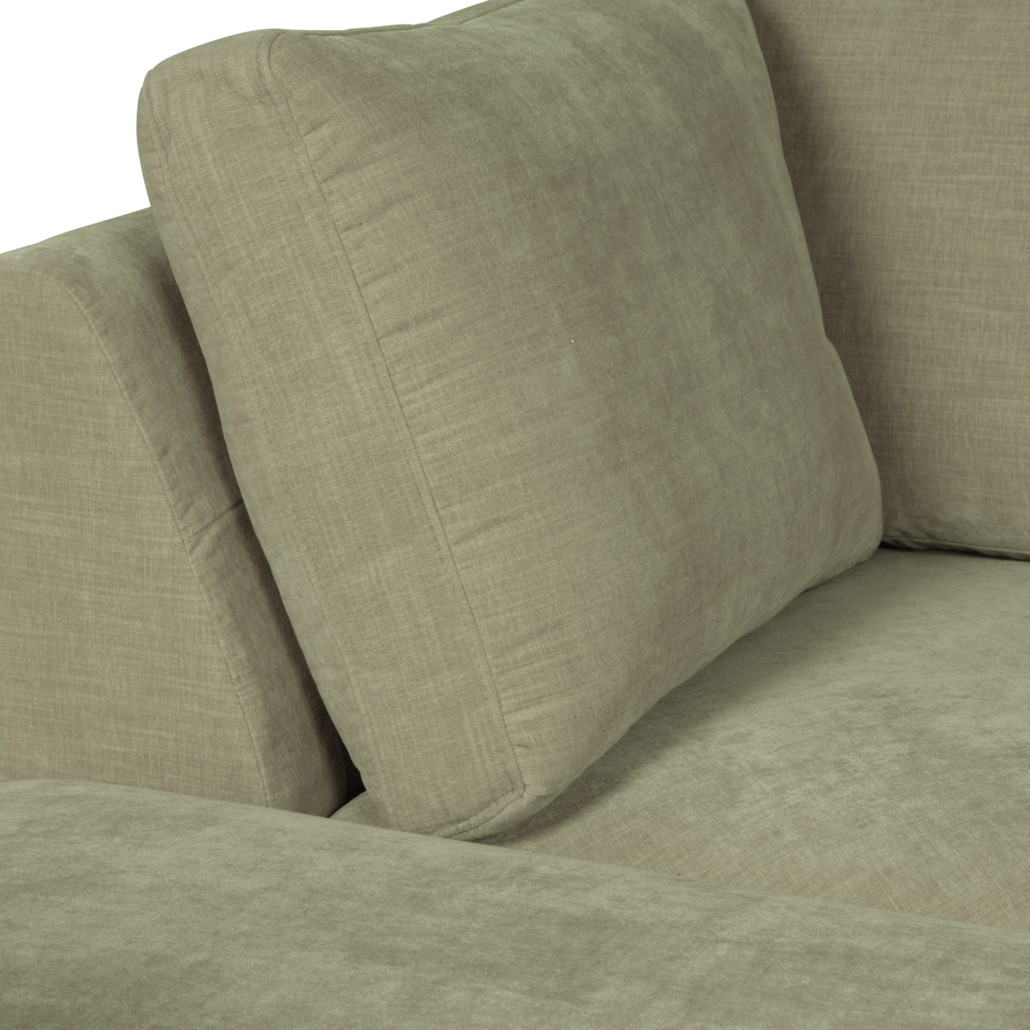 vtwonen Family Hoek Bank Element - Polyester - Groen