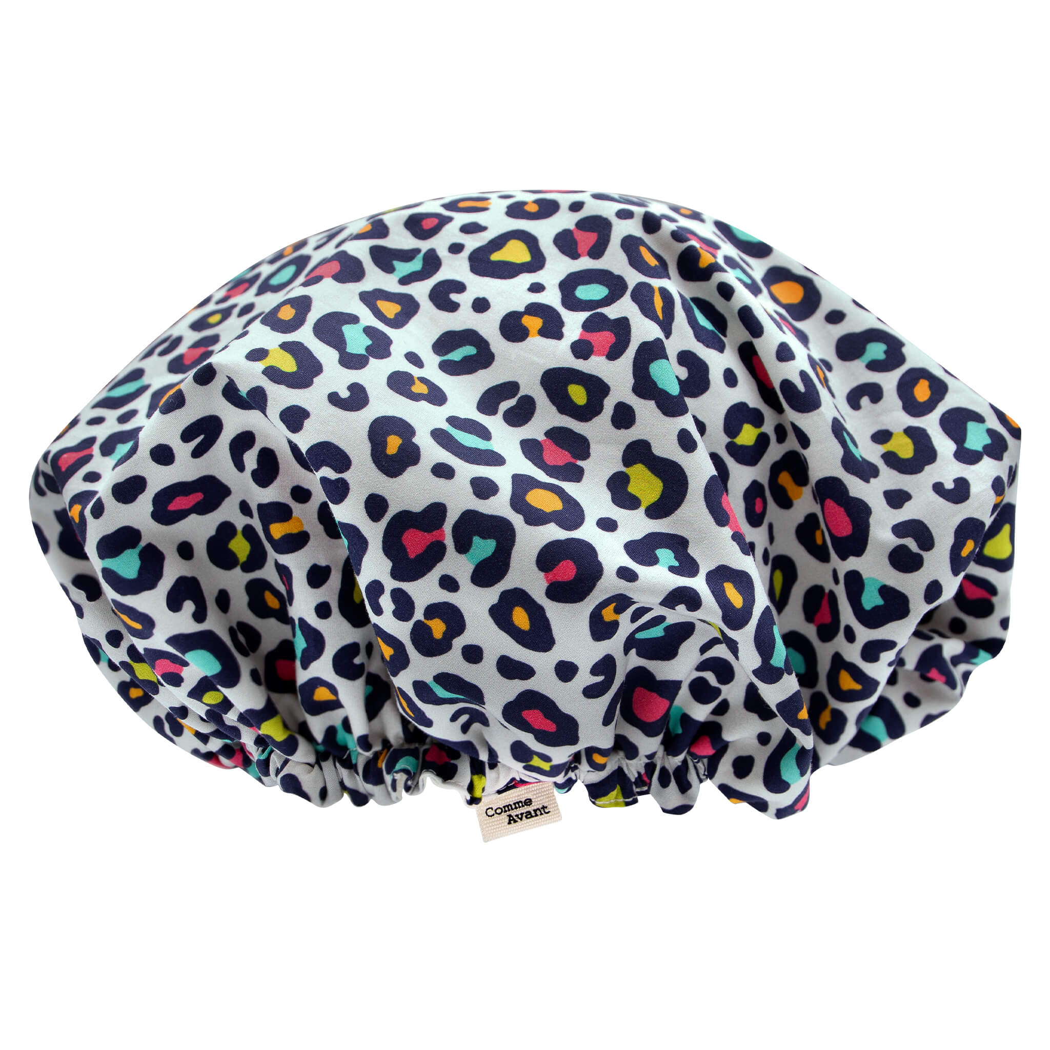 Bonnet Charlotte de douche en coton - Version 1 - Adulte / Jardin bohème