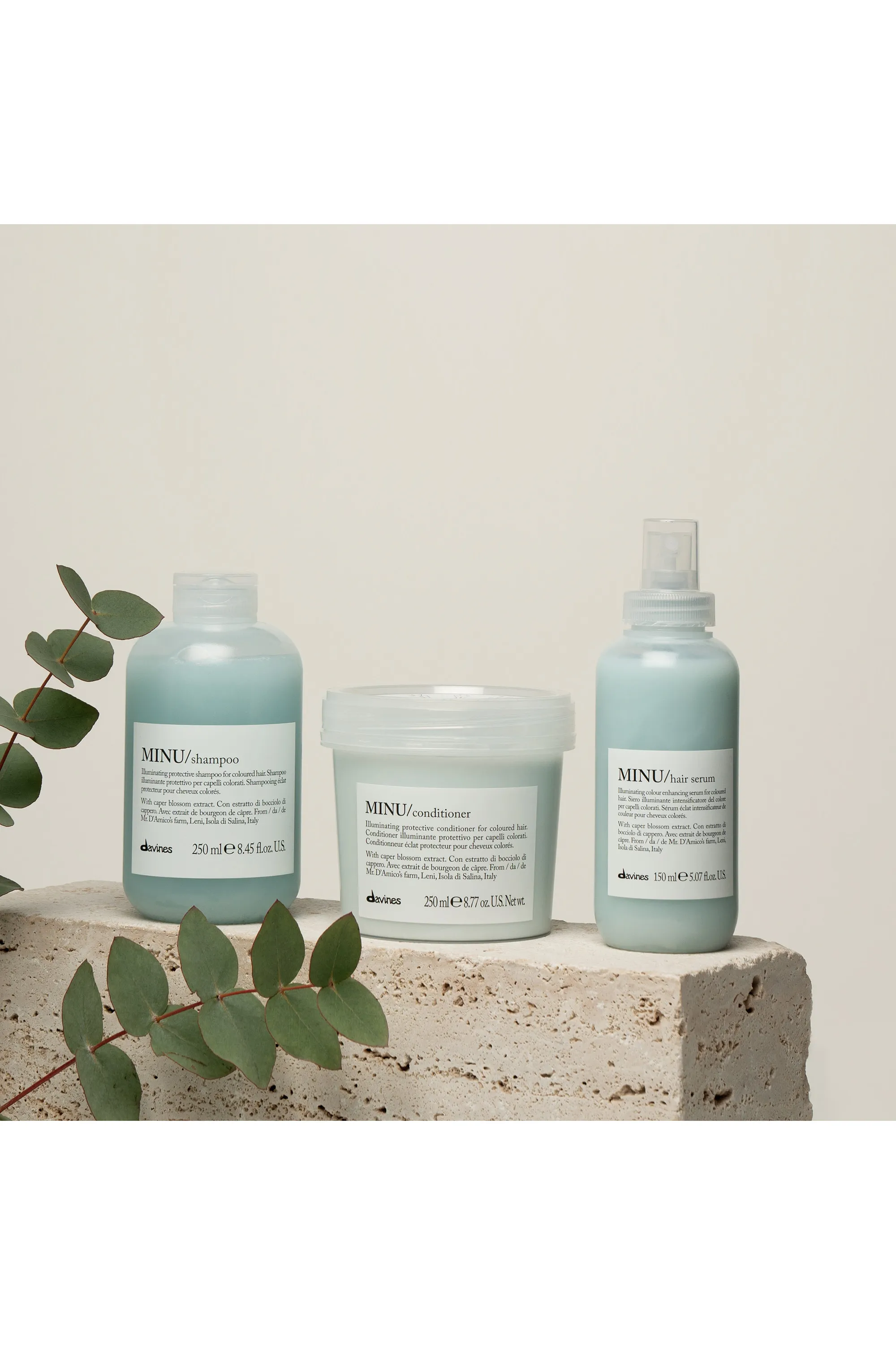 Davines Masque régénerant pour cheveux colorés Minu-250 ml