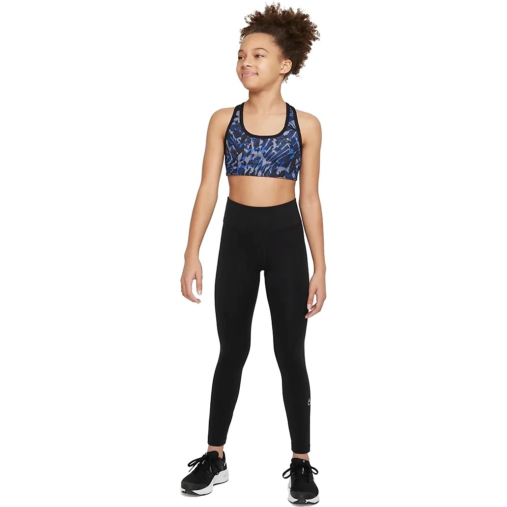 Swoosh Big Kids Sports Bra Girls Game Royal/Black
