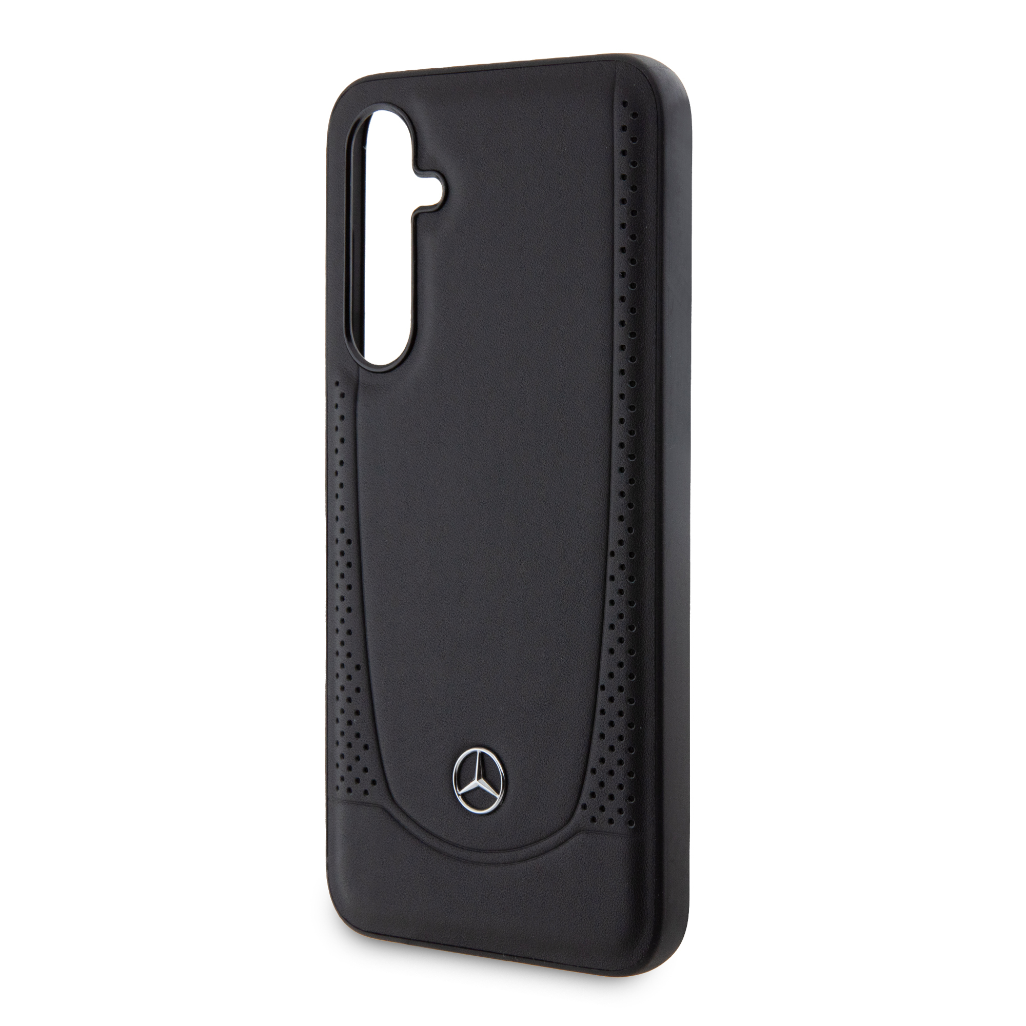 Samsung Galaxy S23 FE Echtleder Hardcase Hülle Urban Line (MEHCS23FEARMBK) - Schwarz