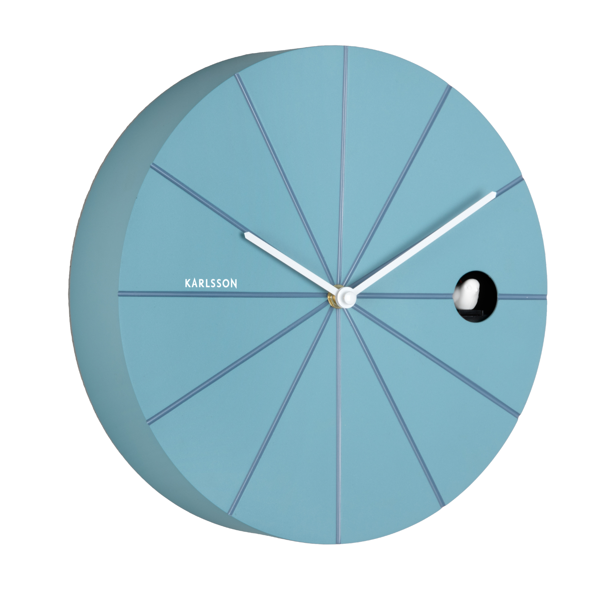 Wandklok Destacado Cuckoo Helderblauw