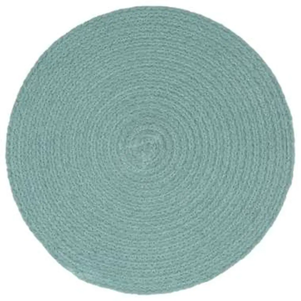 vidaXL - Placemat - Groen - Katoen - 4 stuks
