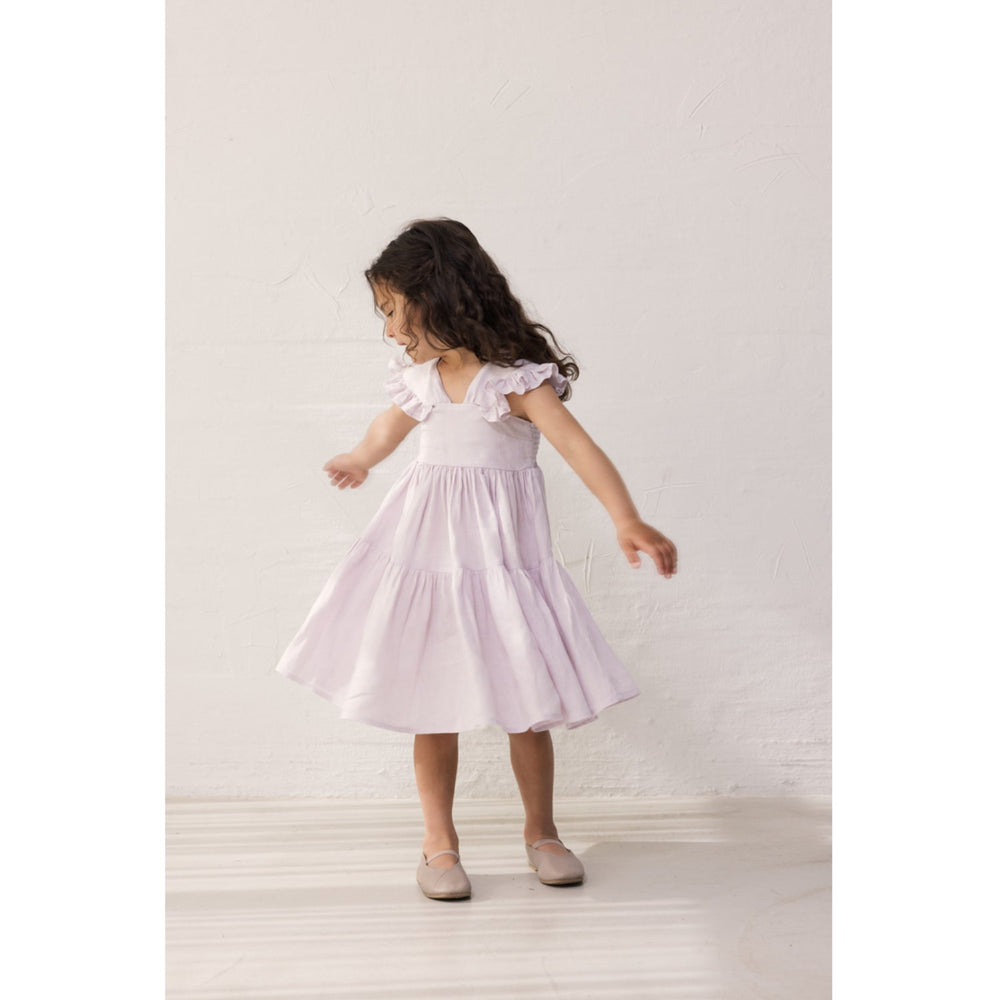 Køb MarMar Linen Sweet Violet Dalani Kjole