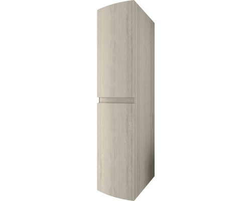 BadenHaus Vague hoge kast, 30 cm breed, eikengrijs, volledig gemonteerd