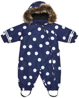 Petite Chérie Atelier Amour Vinterdress Baby, Big Dots Eclipse