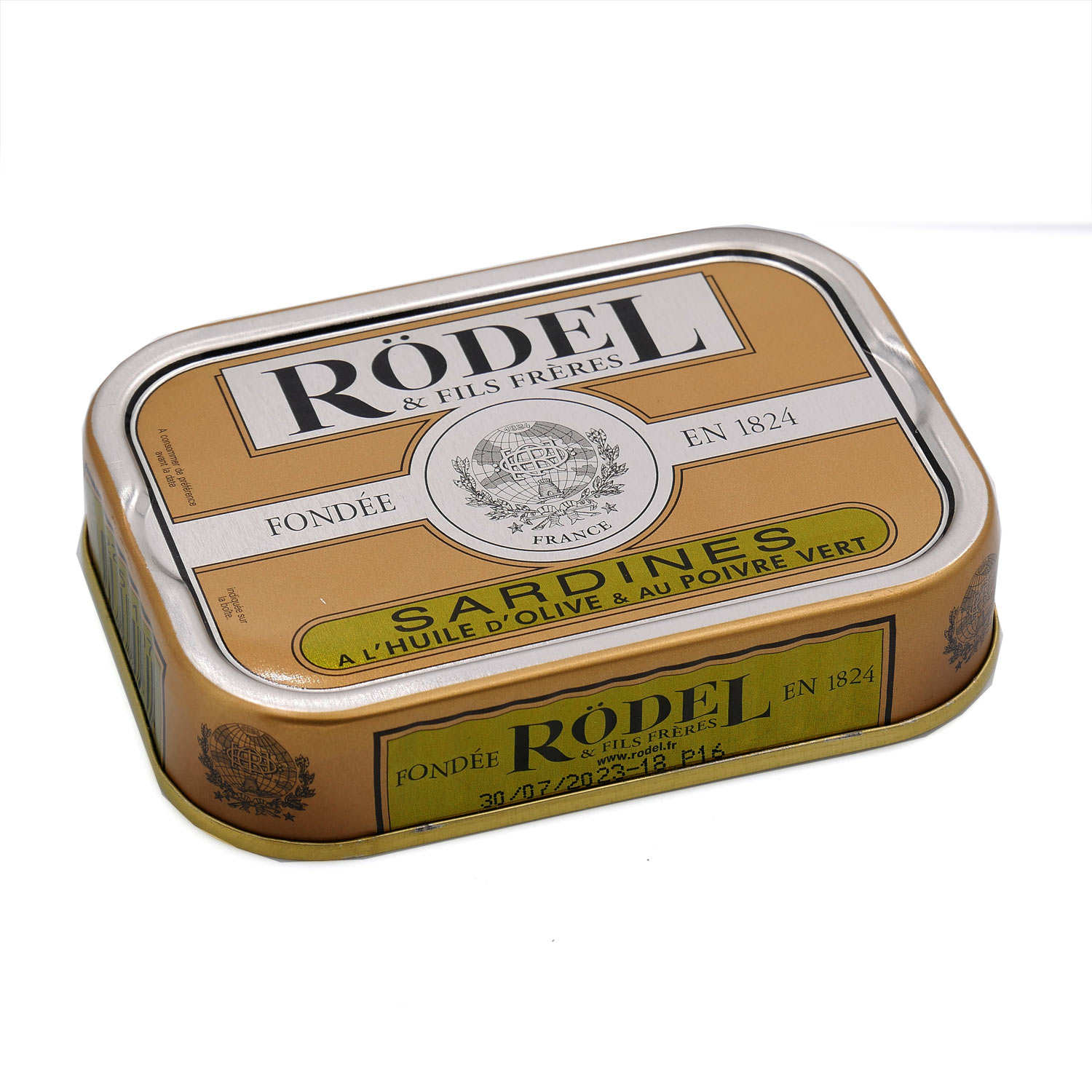 Sardines à l'huile d'olive et au poivre vert