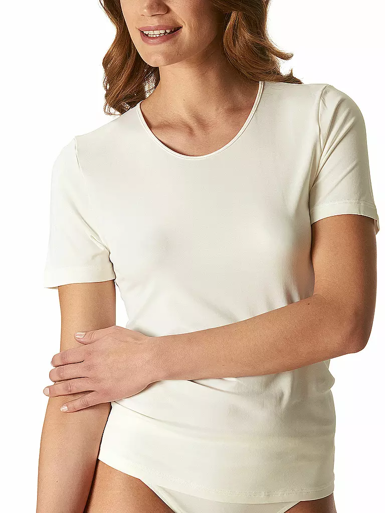 MEY T-Shirt EMOTION champagner creme