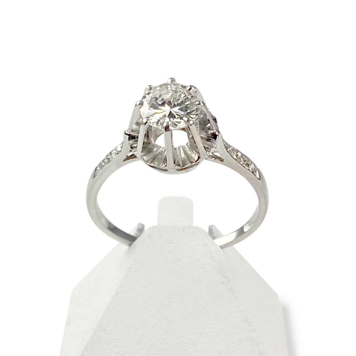 Bague d'occasion platine 950 diamants