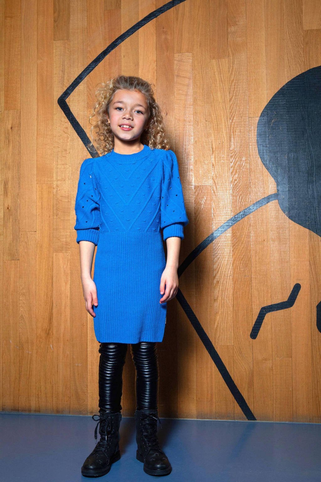 B.Nosy imitatieleren aansluitend legging zwart