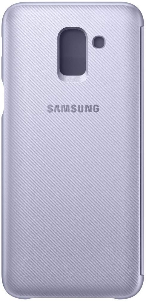 Original Samsung EF-WJ600 Wallet Cover für Galaxy J6 Lila