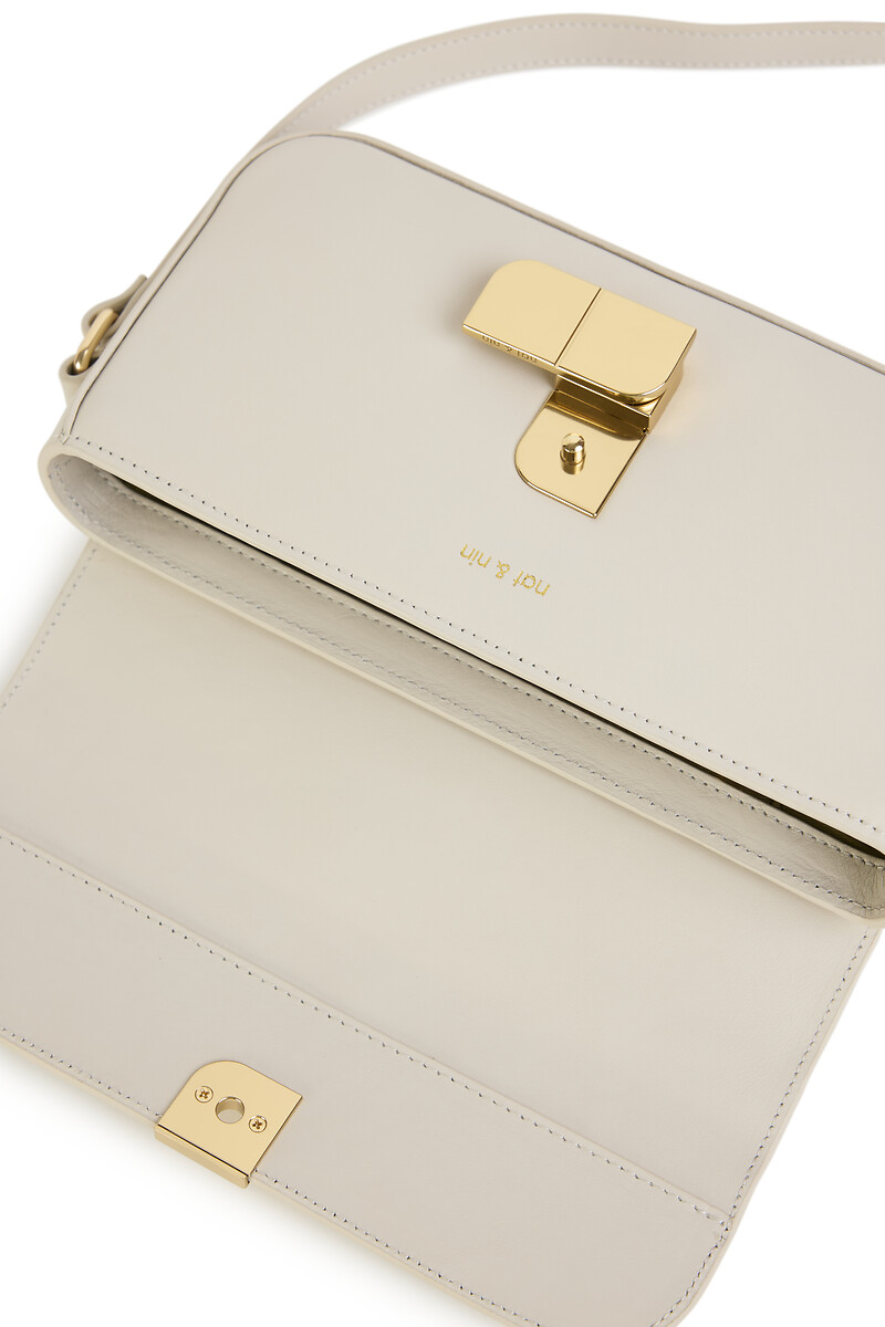 NAT & NIN<br>Bolsa de ombro de couro ALICE S